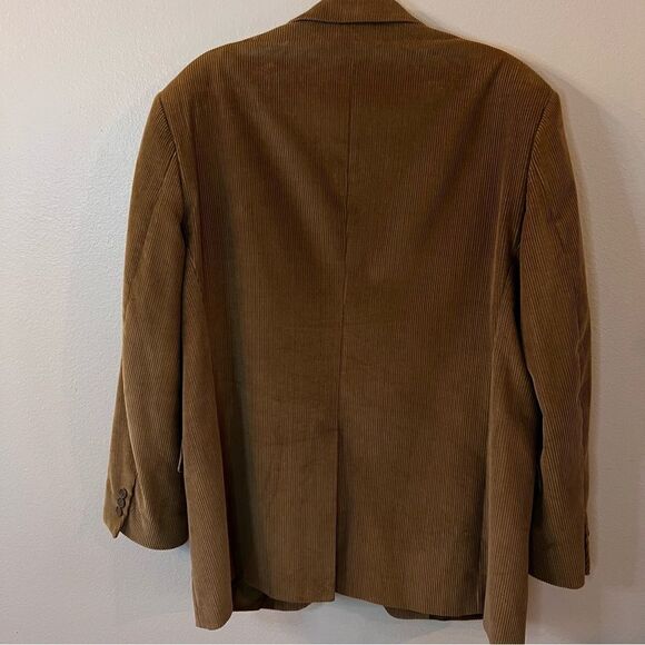 Hunt Valley Gentleman's Clothing Corduroy Coat Blazer Brown Jacket Size 44L - Picture 6 of 6